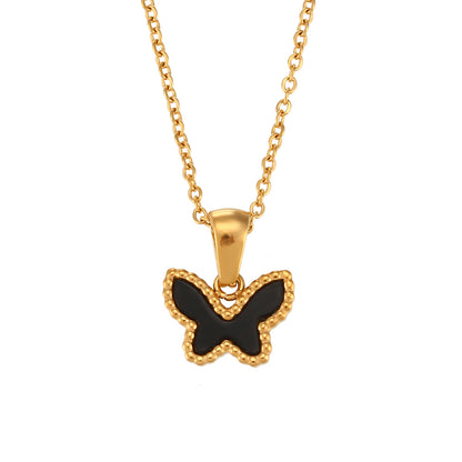 Acrylic Butterfly Pendant Jewelry Women by edenista