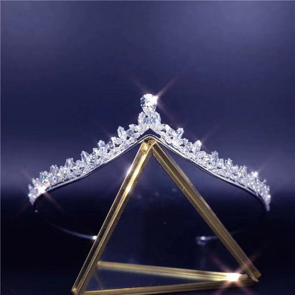 Baroque Rhinestone Bride Crown Crystal Hair Band by edenista