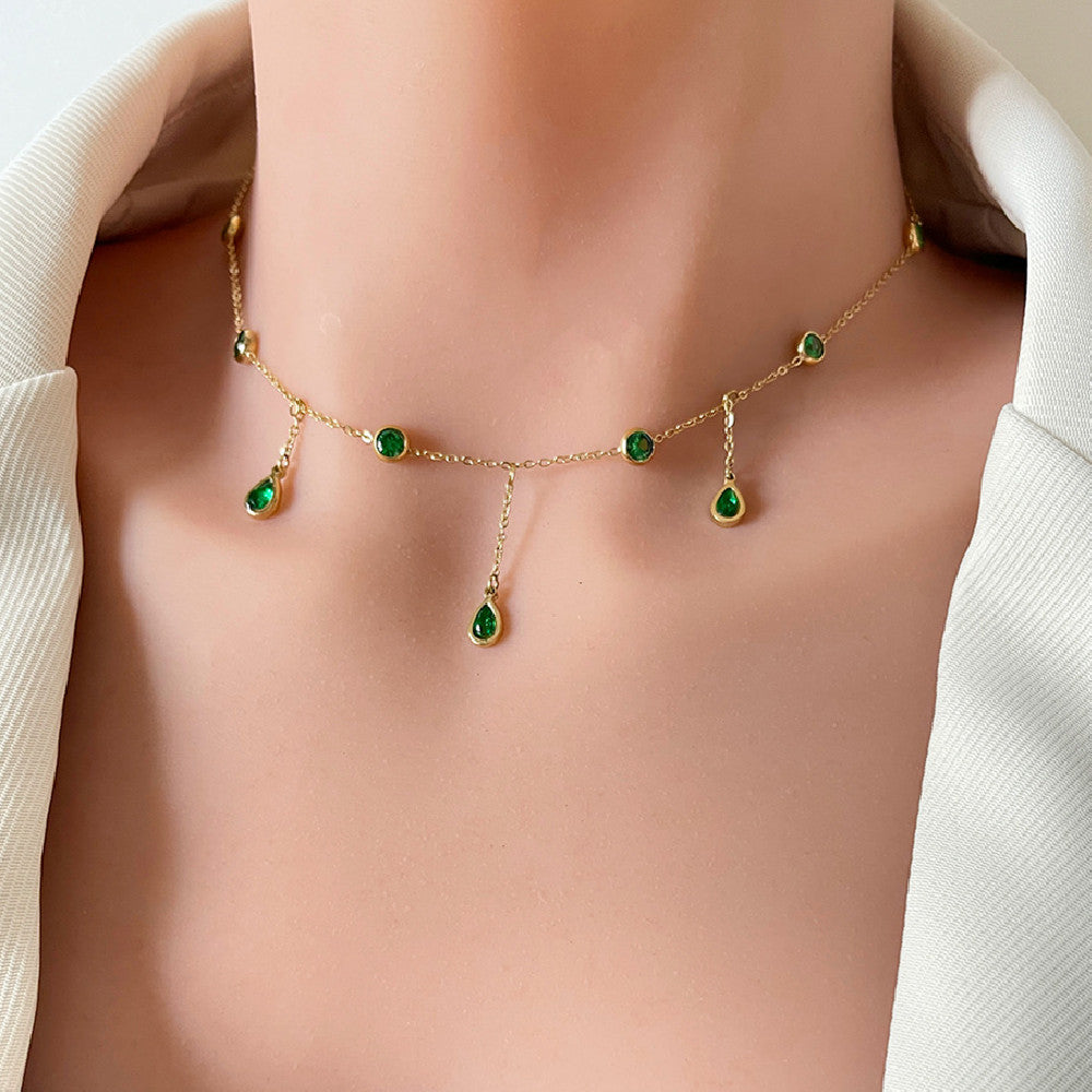 Beccarite Tassel Necklace For Women by edenista