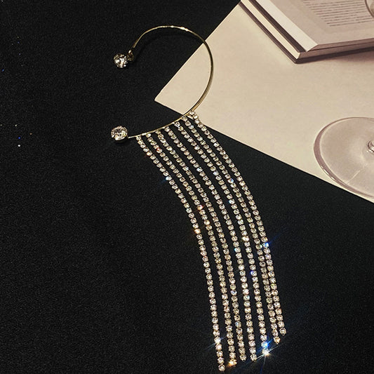 Fashionable And Simple Long Tassel Earrings by edenista