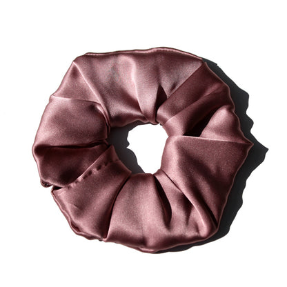 Silk Large Intestine Circle Head Flower Silk Hair Rope Satin by edenista