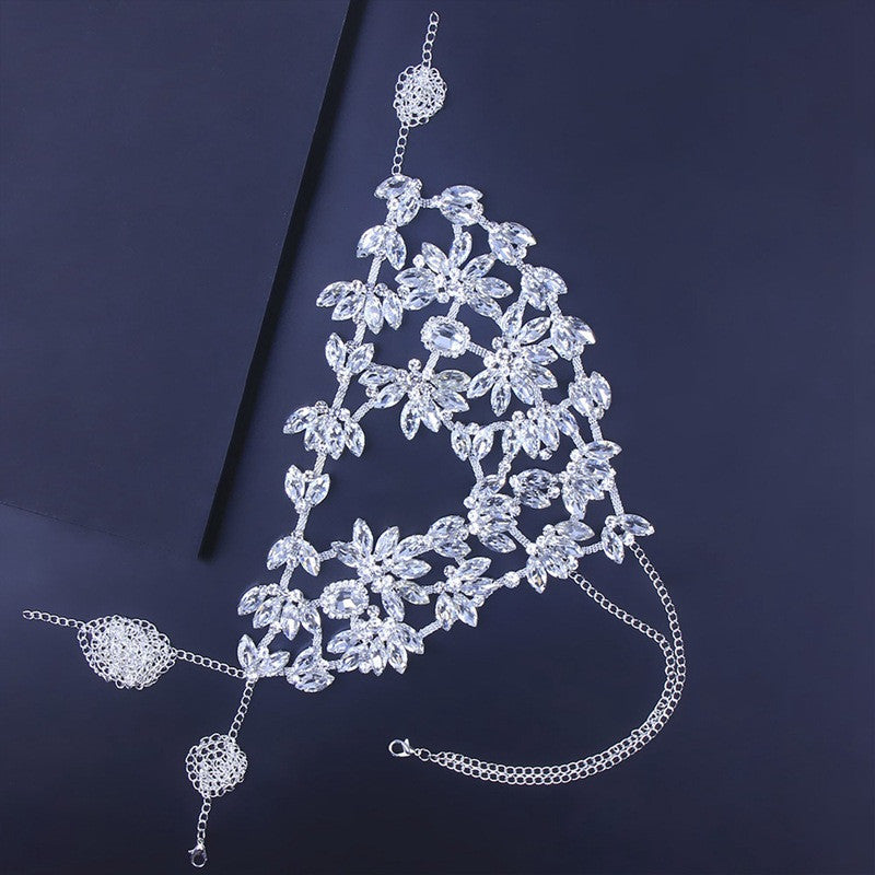 Exaggerated Fashion Rhinestone Mask For Halloween by edenista