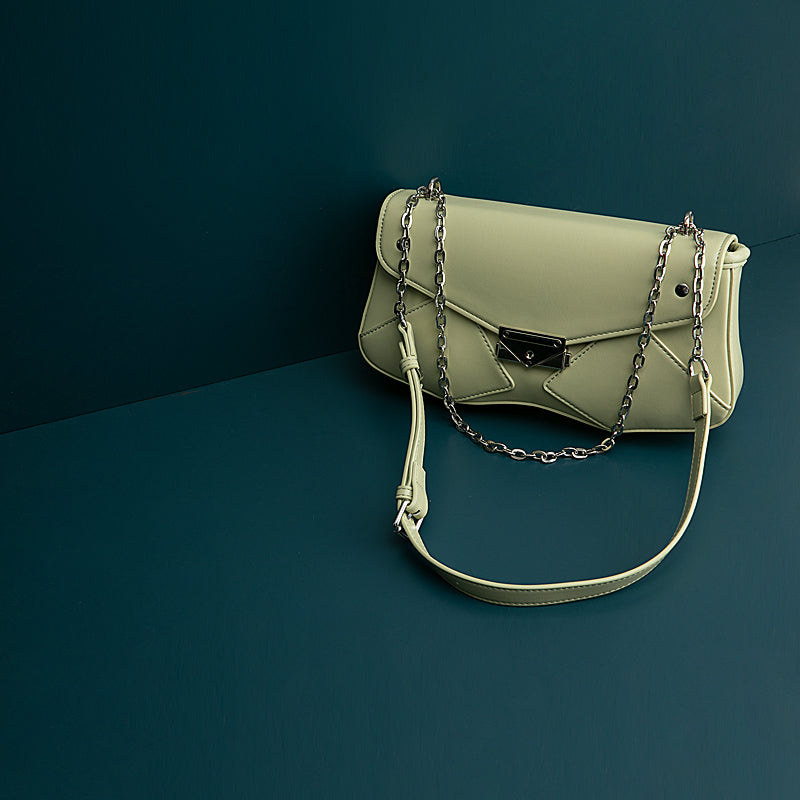 Small Design Leather Shoulder Crossbody Bag by edenista