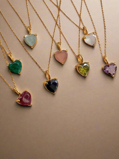 January Birthstone Chain Necklace