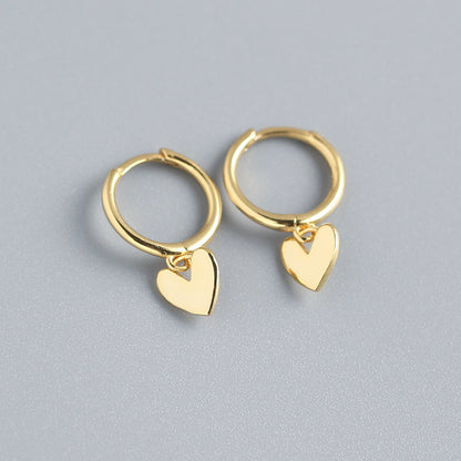 Love Heart Earrings Premium Temperament Earrings Jewelry by edenista