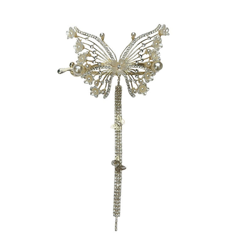 Lily Butterfly Banana Clip Mori Style by edenista