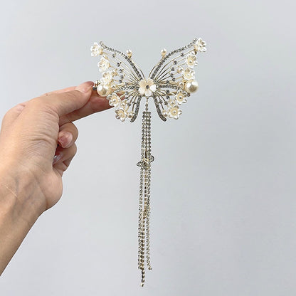 Lily Butterfly Banana Clip Mori Style by edenista