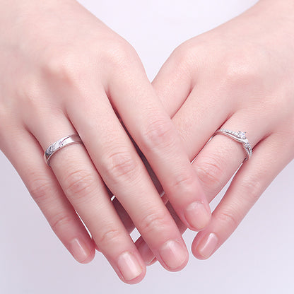 Couple Ring One Ring Simple by edenista