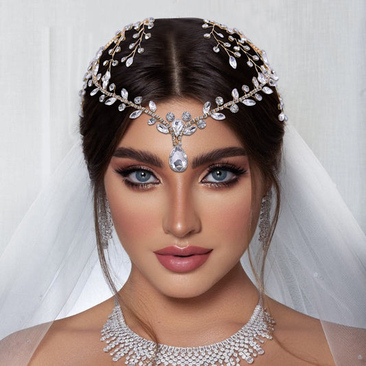Bridal Tiara Rhinestone Wedding Hair Accessories by edenista