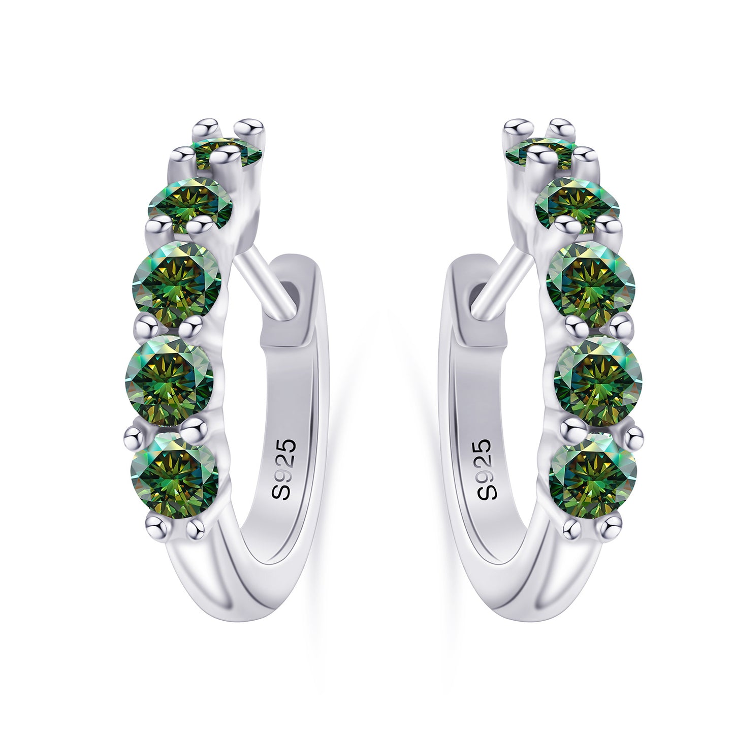 Moissanite Stud Earrings D Color Moissanite Earrings by edenista