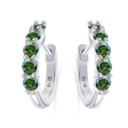 Moissanite Stud Earrings D Color Moissanite Earrings by edenista
