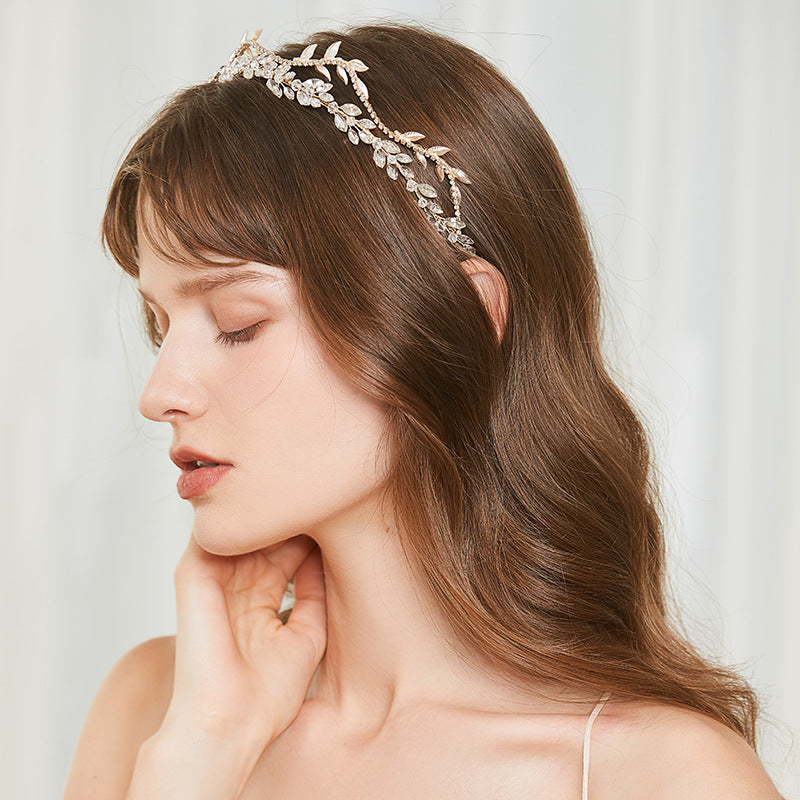 Bridal Crown Rhinestone Crystal Alloy Material by edenista