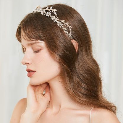 Bridal Crown Rhinestone Crystal Alloy Material by edenista