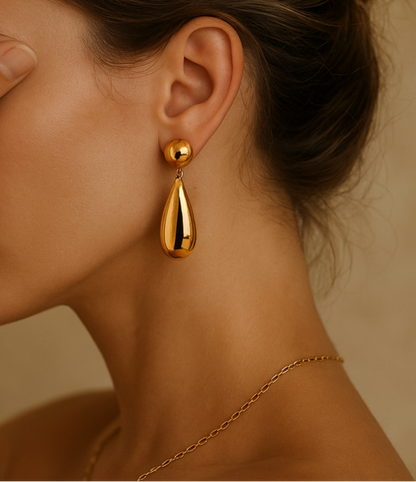 Sleek Drop Earrings