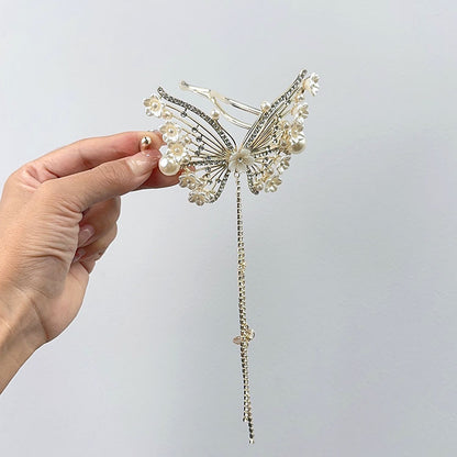 Lily Butterfly Banana Clip Mori Style by edenista