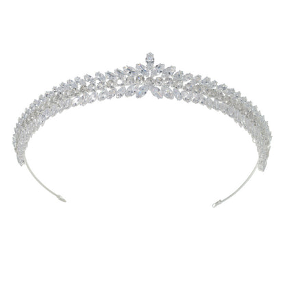 Zircon Crown Wedding Dress Bride Jewelry Crown by edenista