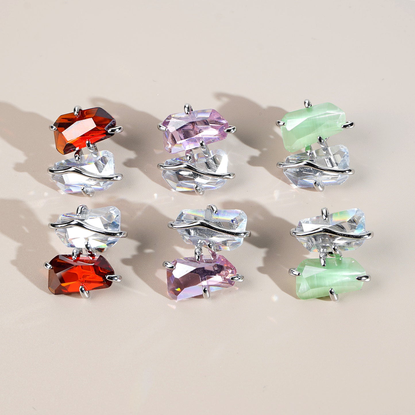 Women's Peach Blossom Spar Earrings by edenista