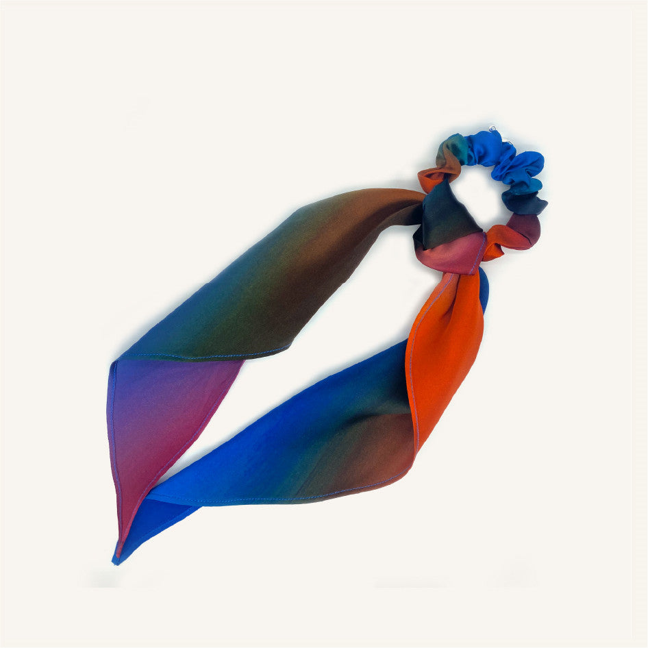Silk Headband Scarf Detachable Single Wear Romantic French Style by edenista