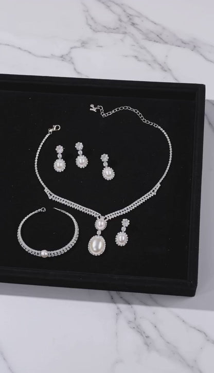 Jewelry fashion new necklace earrings set