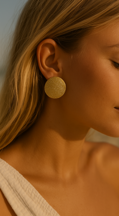Textured Round Studs