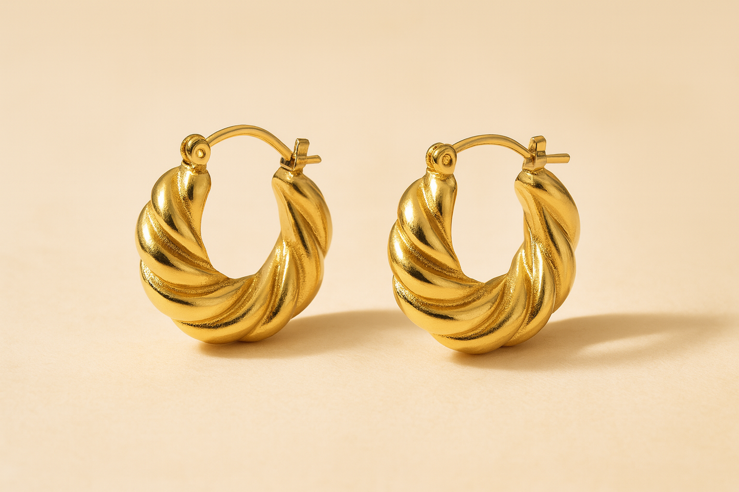 Serena Twist Hoops